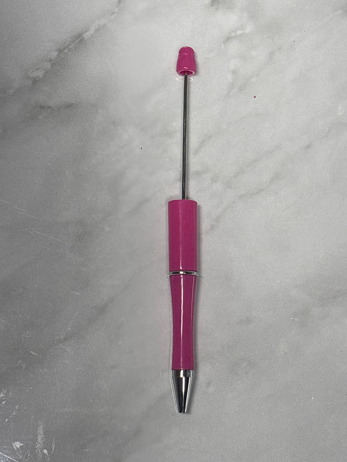 Pink regular beadable pen