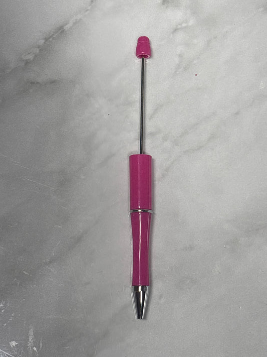 Pink regular beadable pen