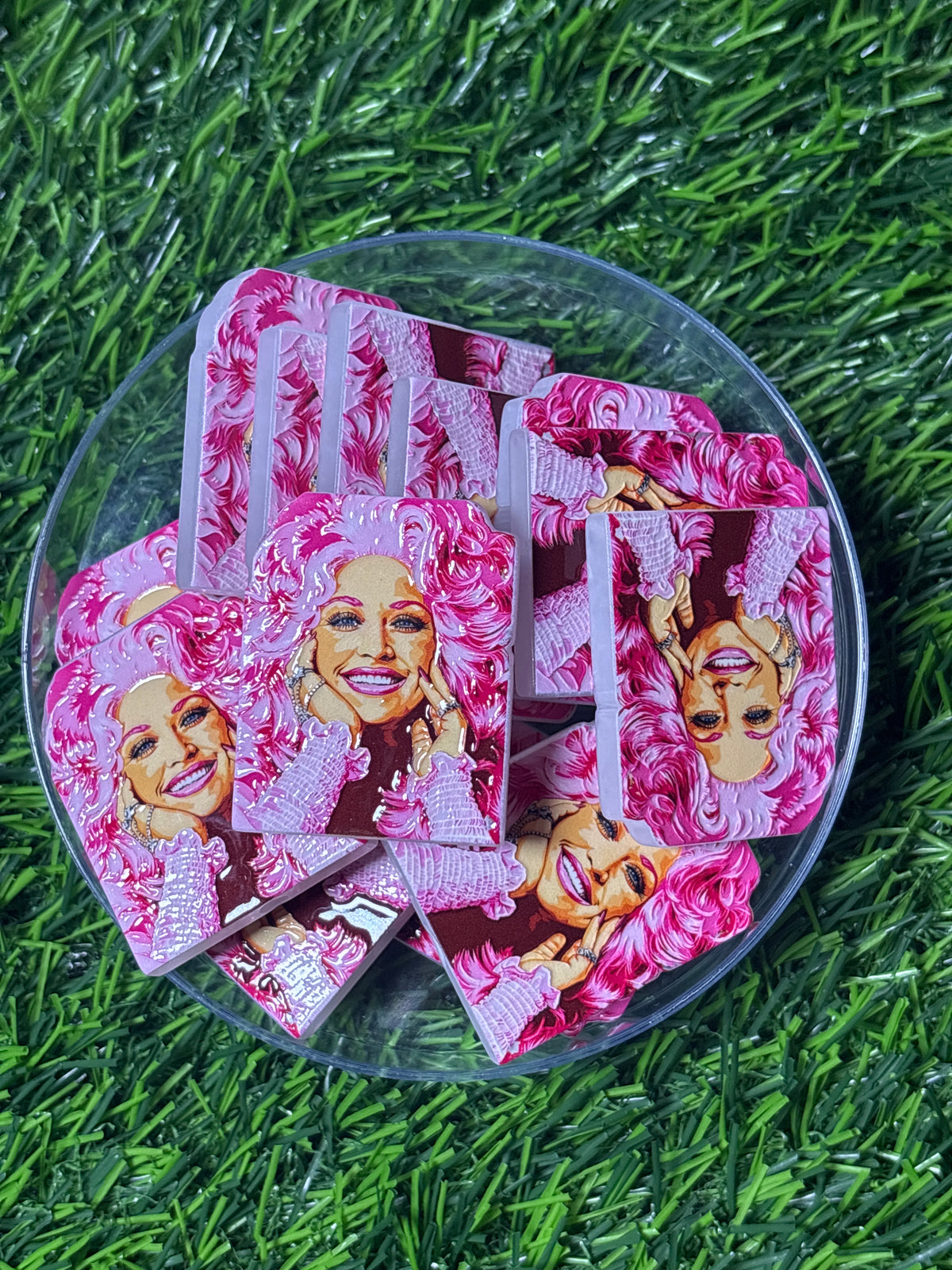 Dolly #3 acrylic focal