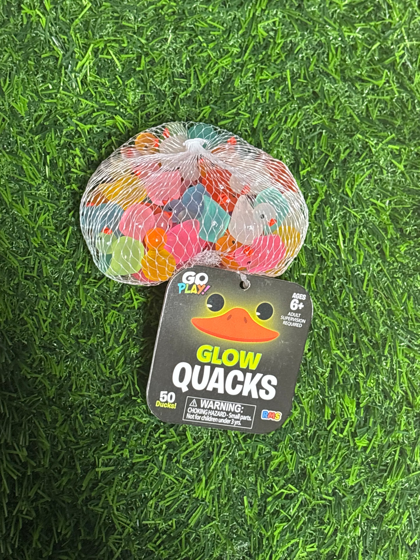 Glow quacks tiny ducks