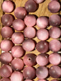 Purple marble arylic bead #246)