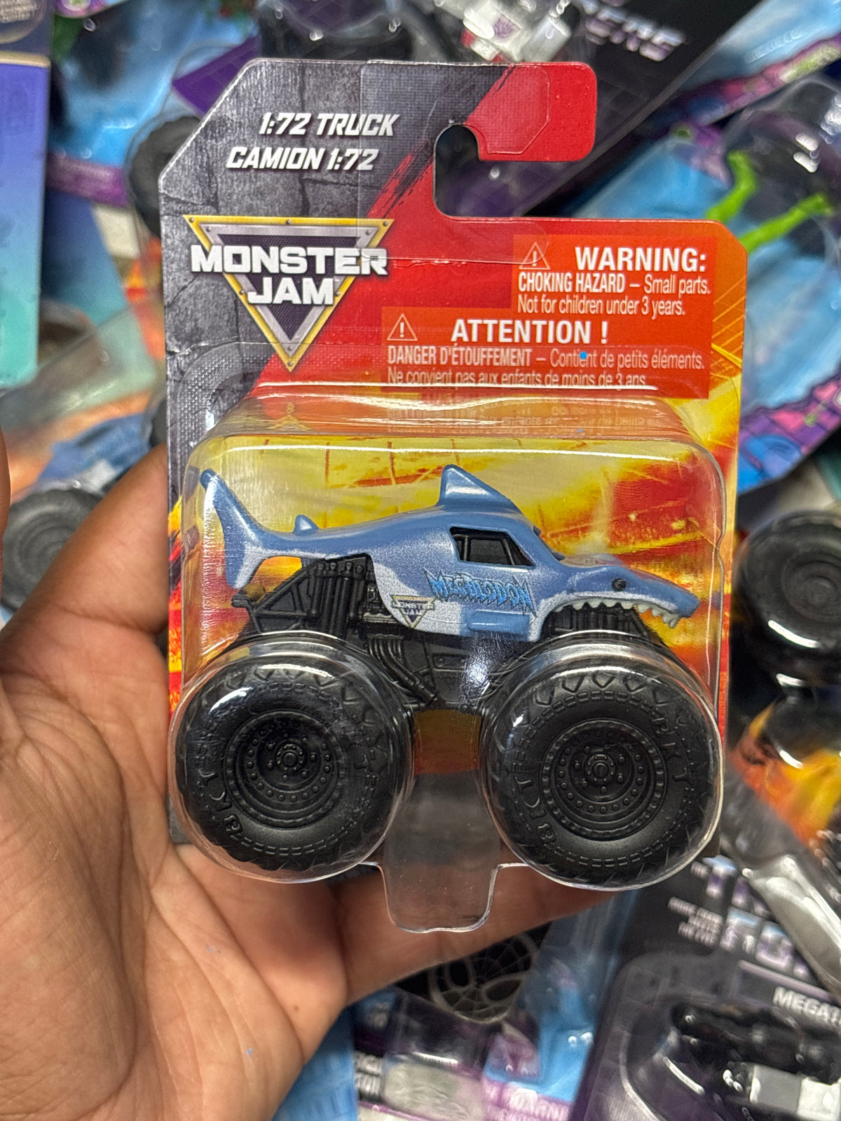 Shark monster truck figurine