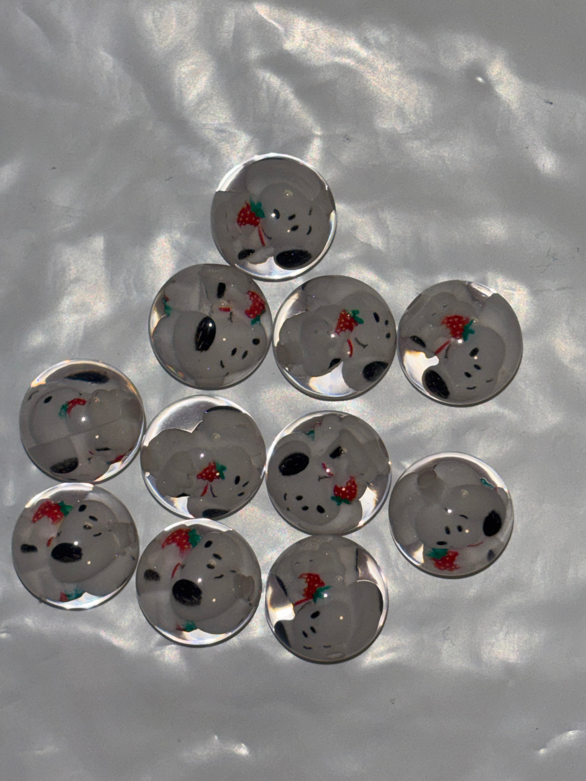 Snoopy acrylic bead #2