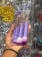 Purple makeup brush set #1