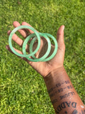 Light green  Jade Glass Bangle