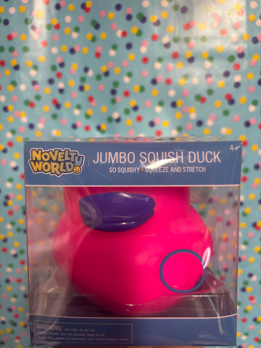 Pink squishy, jumbo duck
