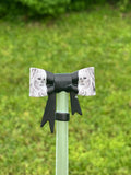 (LD + North exclusive)Dolly ( I will always love you )black  straw topper bow #913