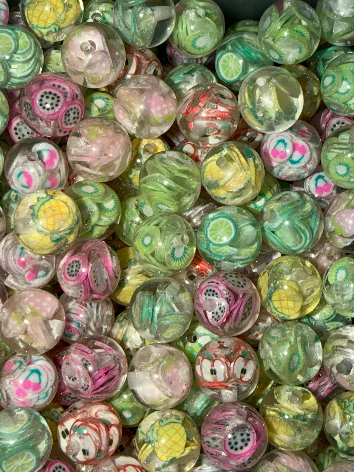 Random pick fruits arylic bead #233