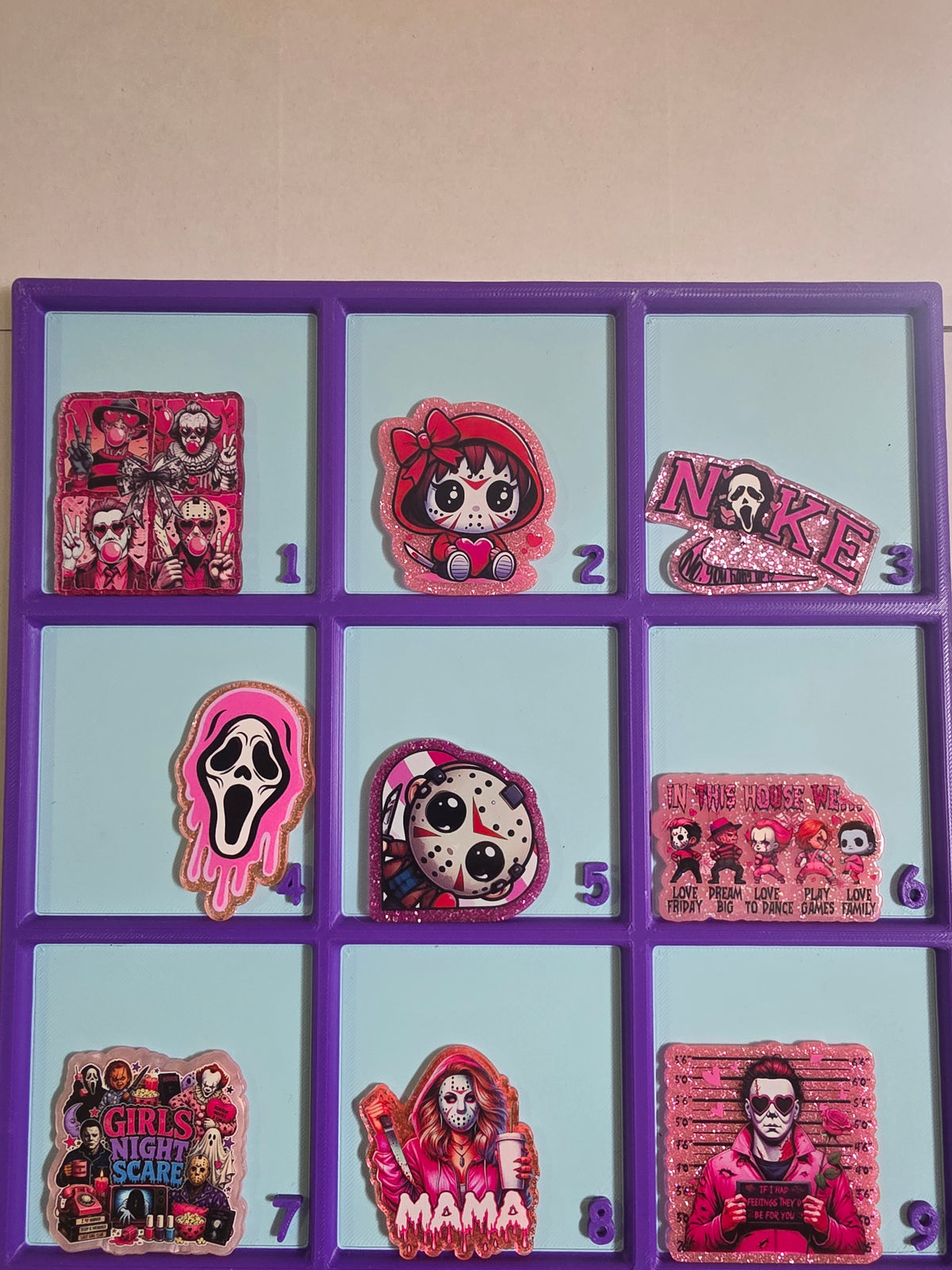 Acrylics bag mix  9pc #23