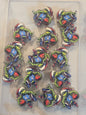 Grinch playing basketball acrylic focal #240