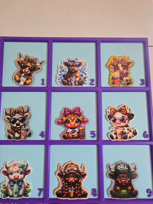 Acrylics bag mix  9pc #33