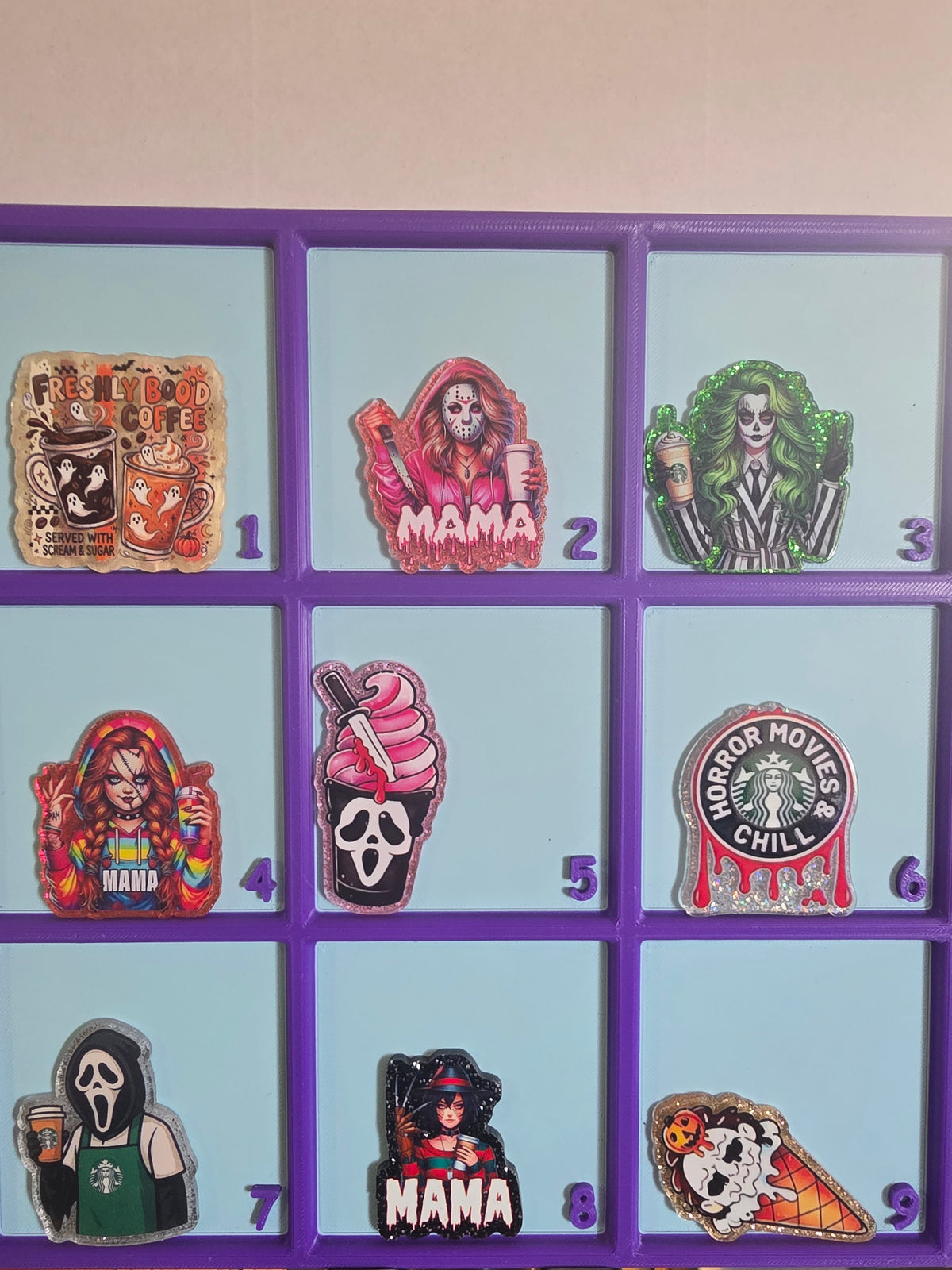Acrylics bag mix  9pc #17