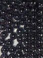Black gun 16mm acrylic bead #282