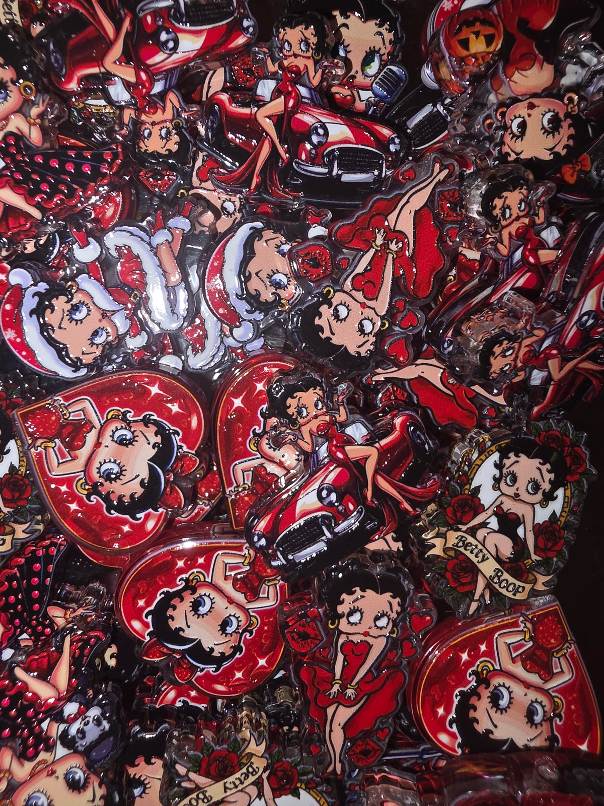 Random pick Betty boop arylic focal #280