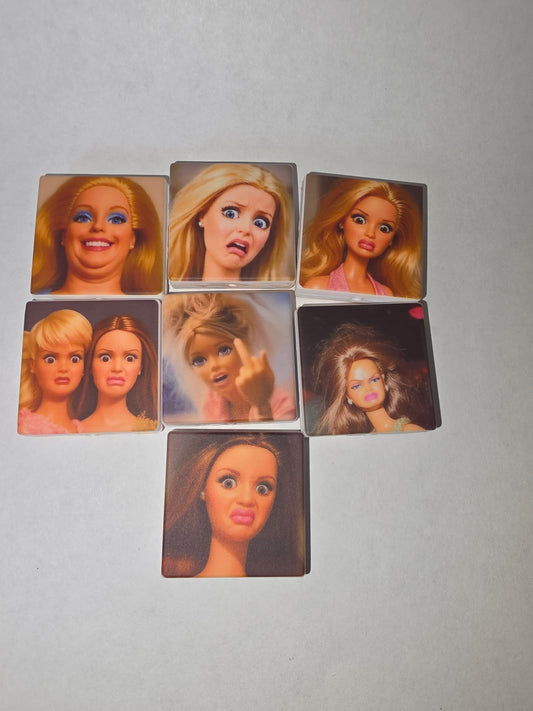 Random pick silly Barbie  silicone focal #211