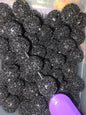 Black sugar 20  mm acrylic bead #274