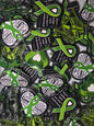 (Random pick) Green awareness acrylic focal #311