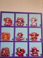 Acrylics bag mix  9pc #29
