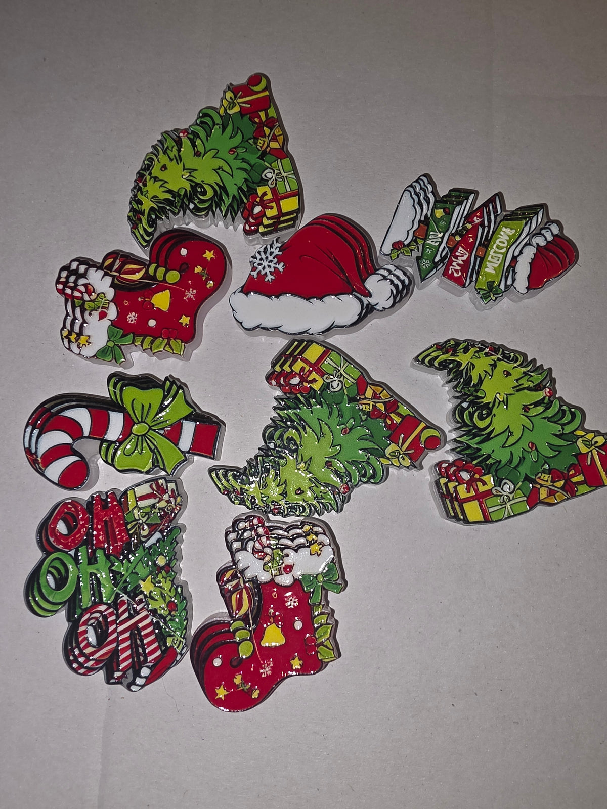 (Random pick) christmas arylic focal #137)