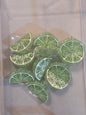 Lime acrylic focal #156