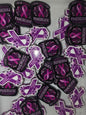 (Random pick) purple awareness (pancreatic ) acrylic focal #313