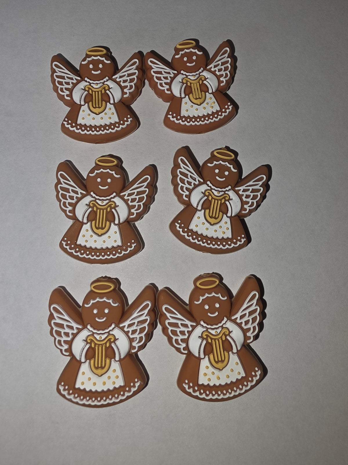 Gingerbread Angel silicone focal #320