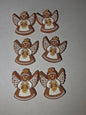 Gingerbread Angel silicone focal #320