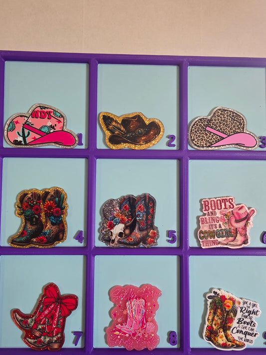 Acrylics bag mix  9pc #34