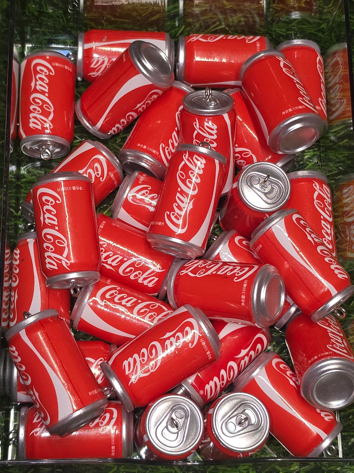 Coke soda charm can