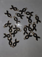 Black ribbon charm #97