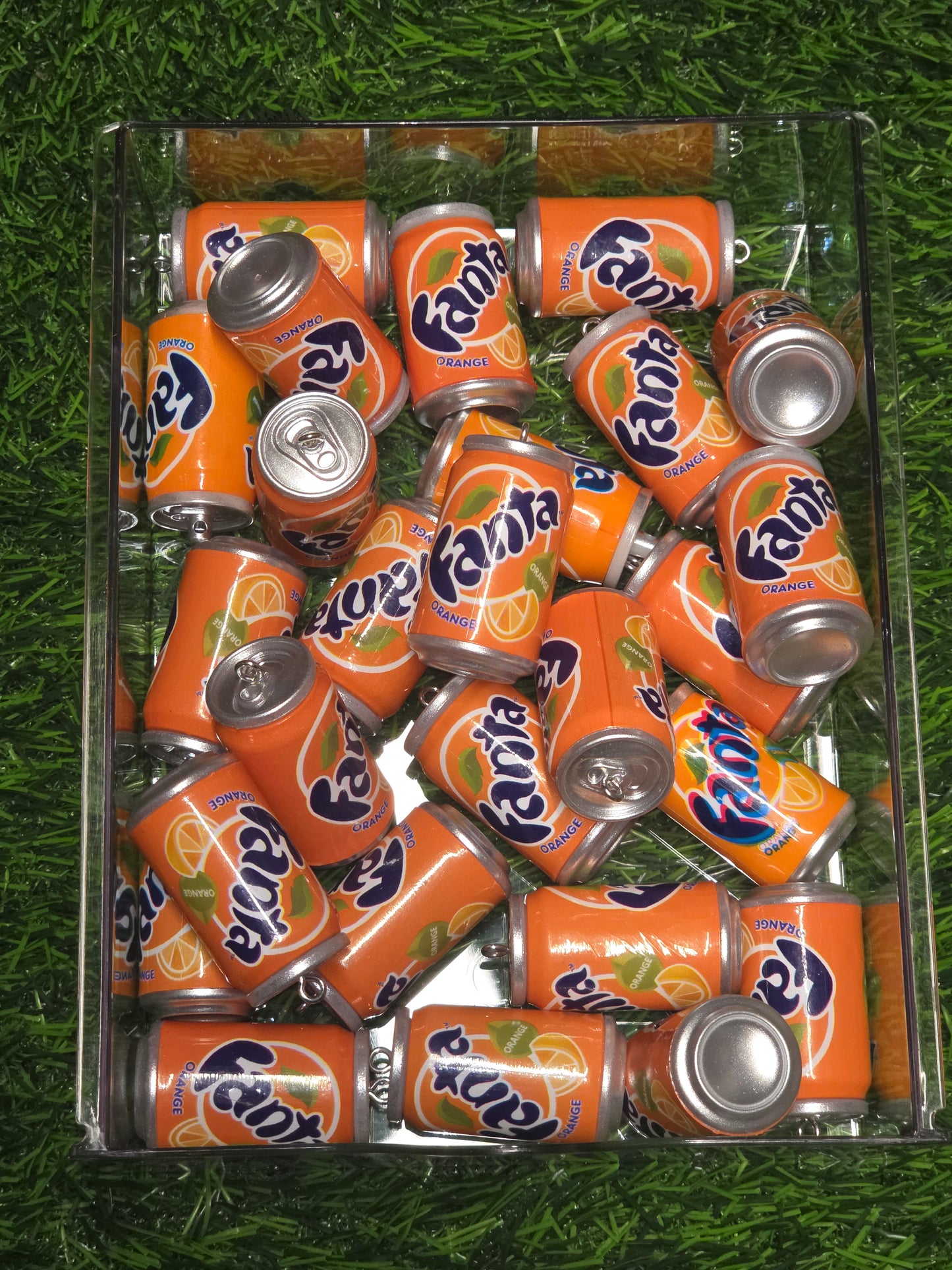 Fanta soda charm can