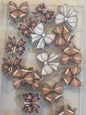 (Random pick)football bows acrylic focal #237