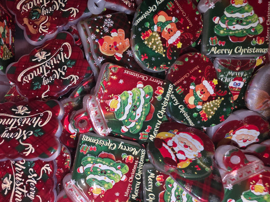 Random pick Christmas arylic focal #340