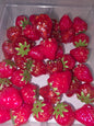 Strawberry  acrylic  bead #165