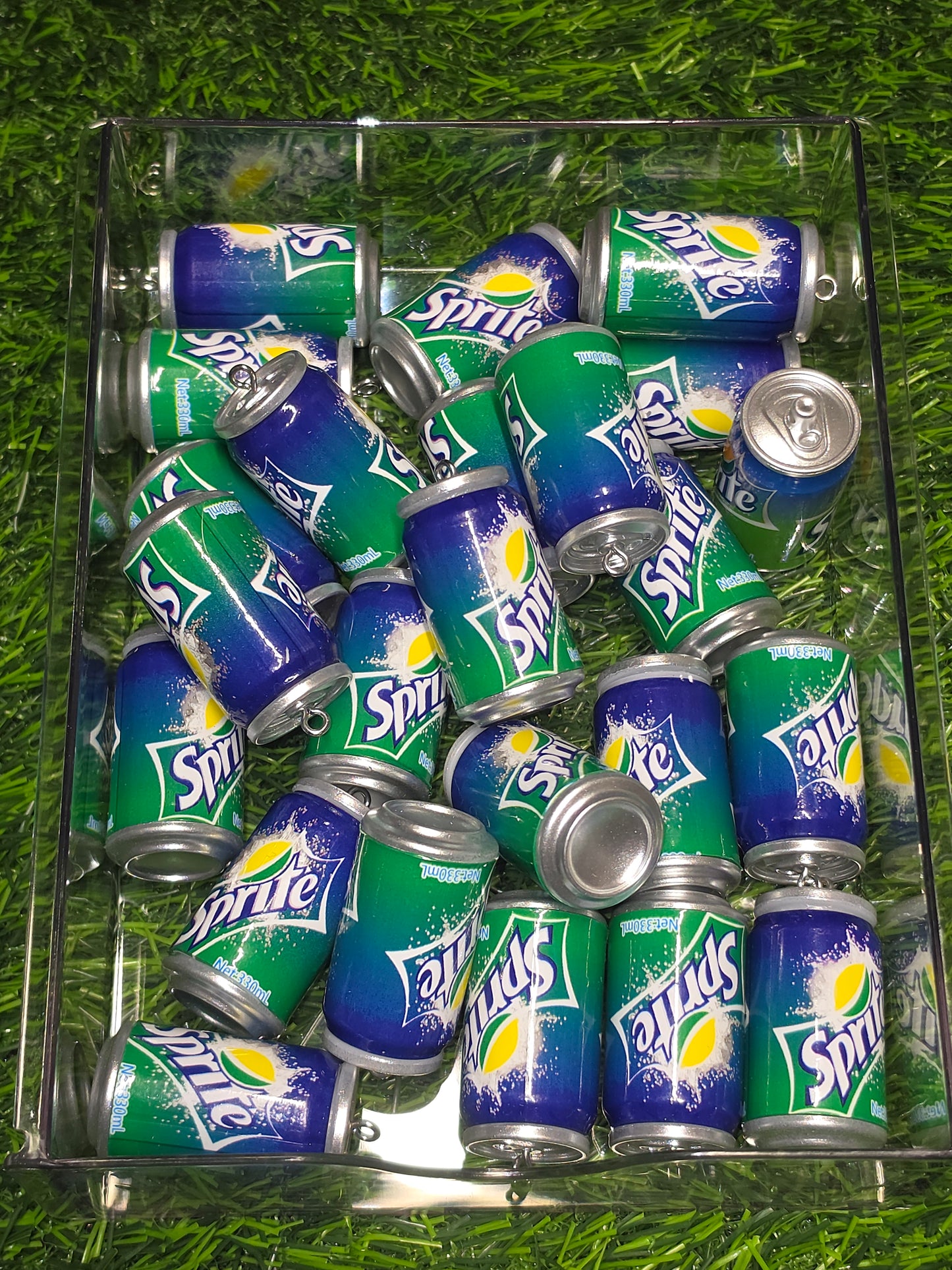 Sprite soda charm can