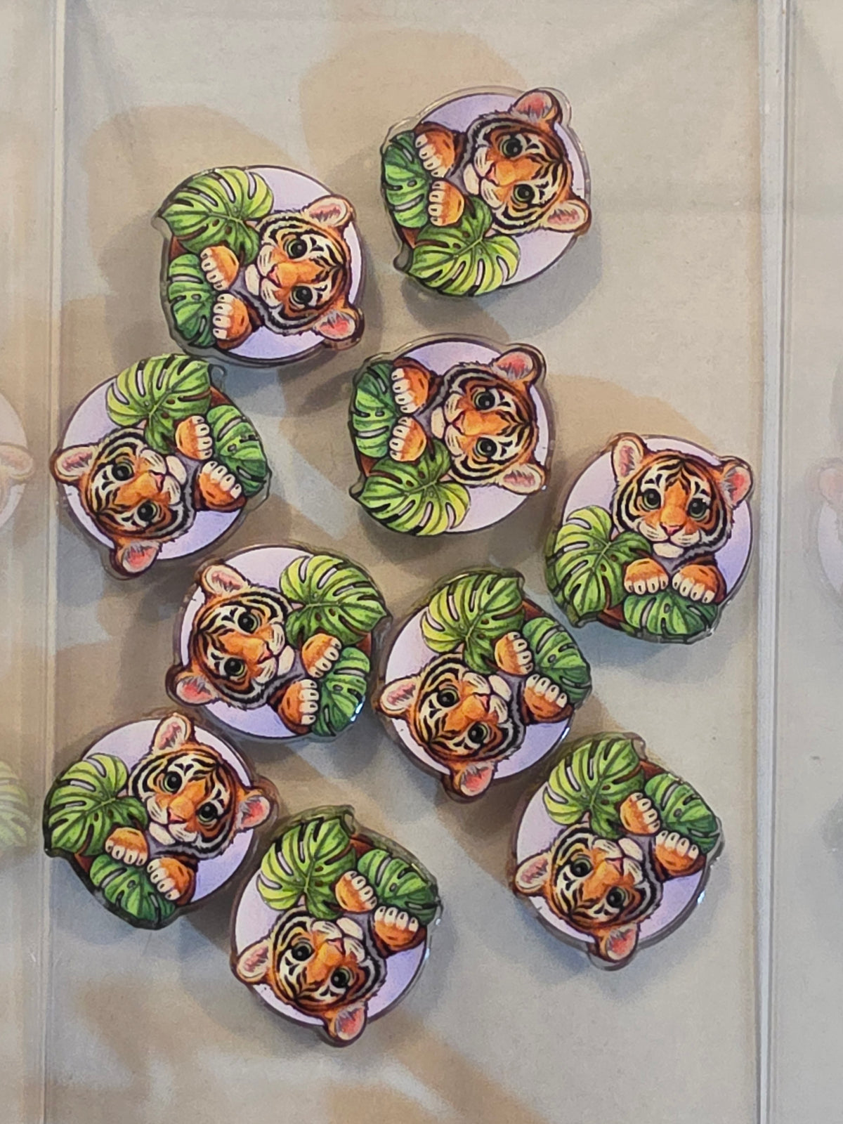 Tiger acrylic focal #233