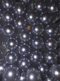 DARK GREY 16mm acrylic bead #286