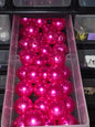 Pink 16 acrylic bead #203