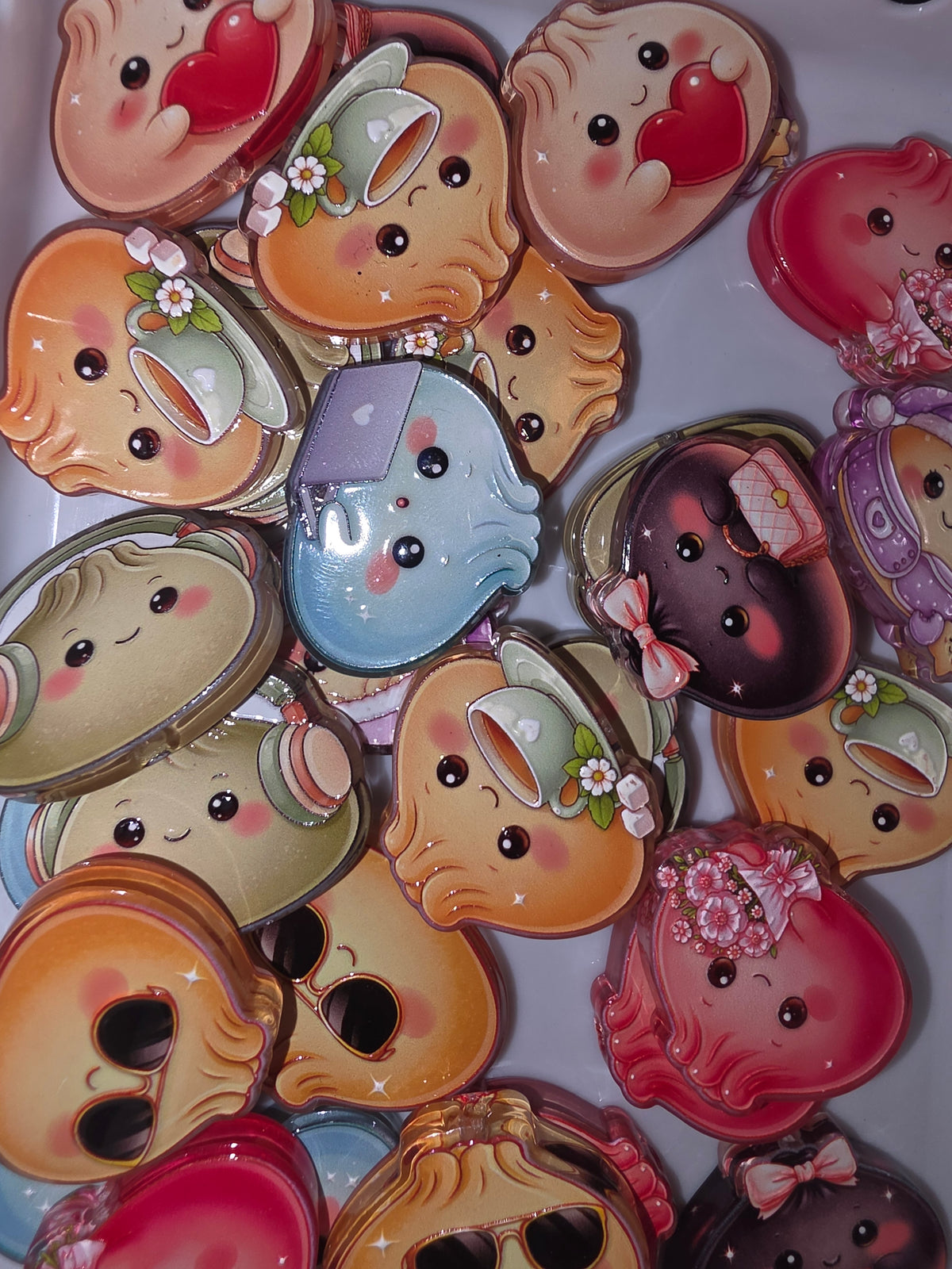 Randon pick dumpling acrylic focal random pick #334