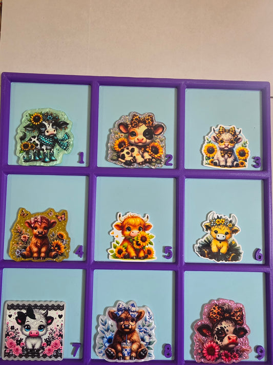 Acrylics bag mix  9pc #32