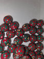 Merry Christmas 16 mm acrylic bead #118