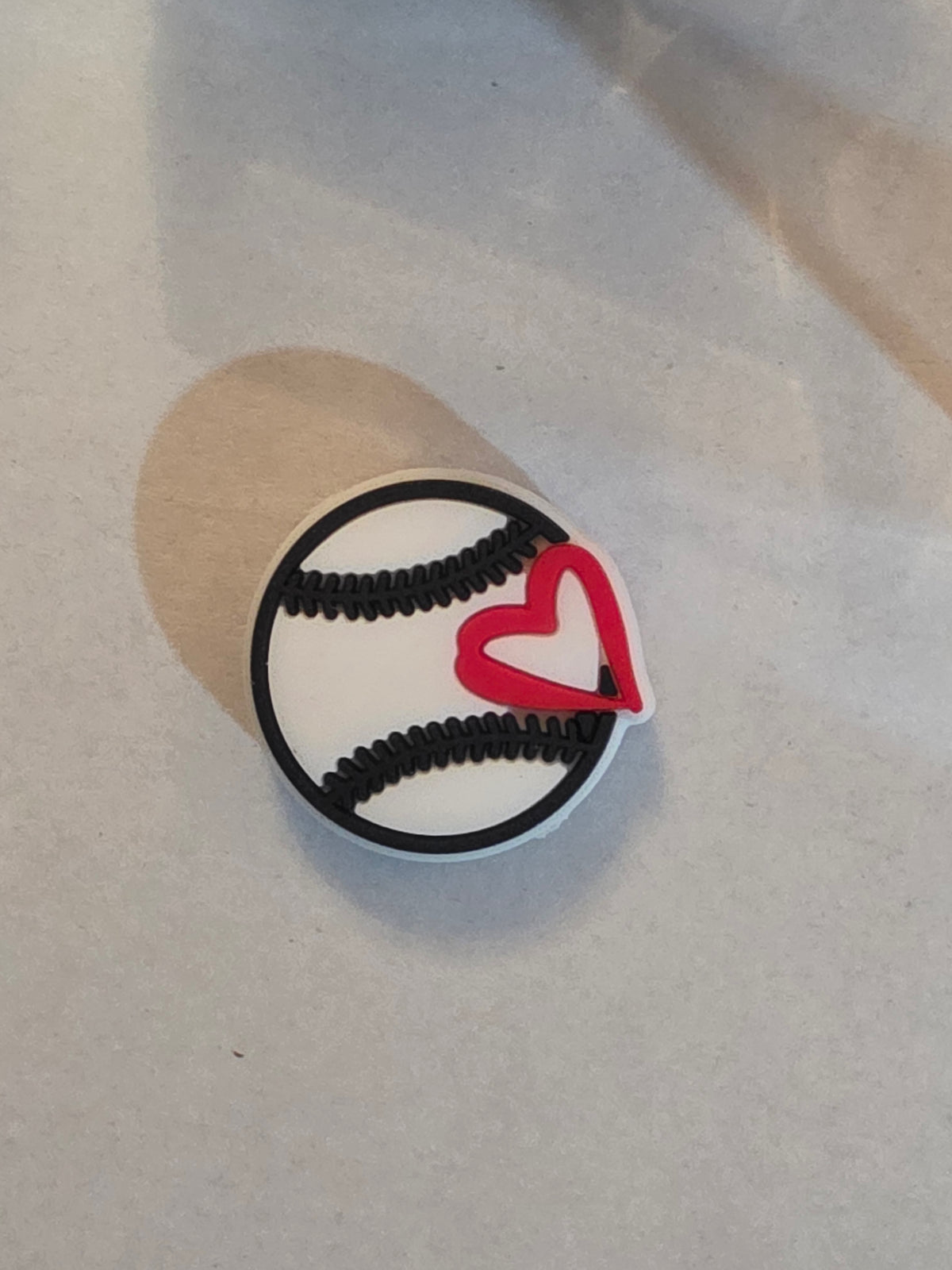 Soccer with heart silicone focal #224