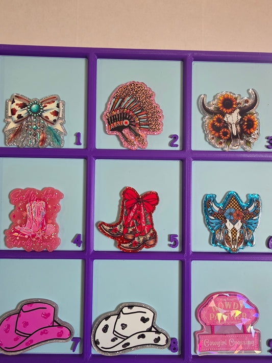 Acrylics bag mix  9pc #36