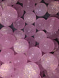 pink shimmering 16  mm acrylic bead #267