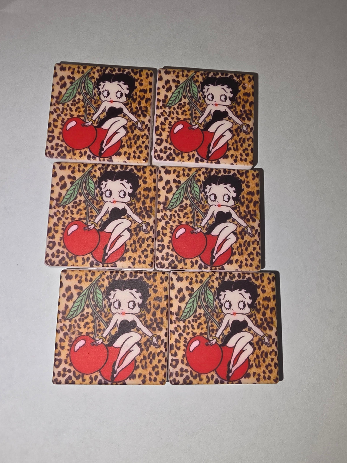 Betty on cherries  silicone focal #292