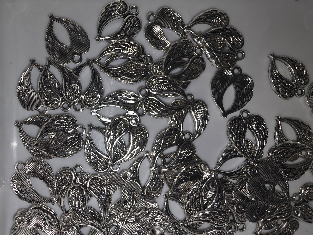 Wing silver charm #96