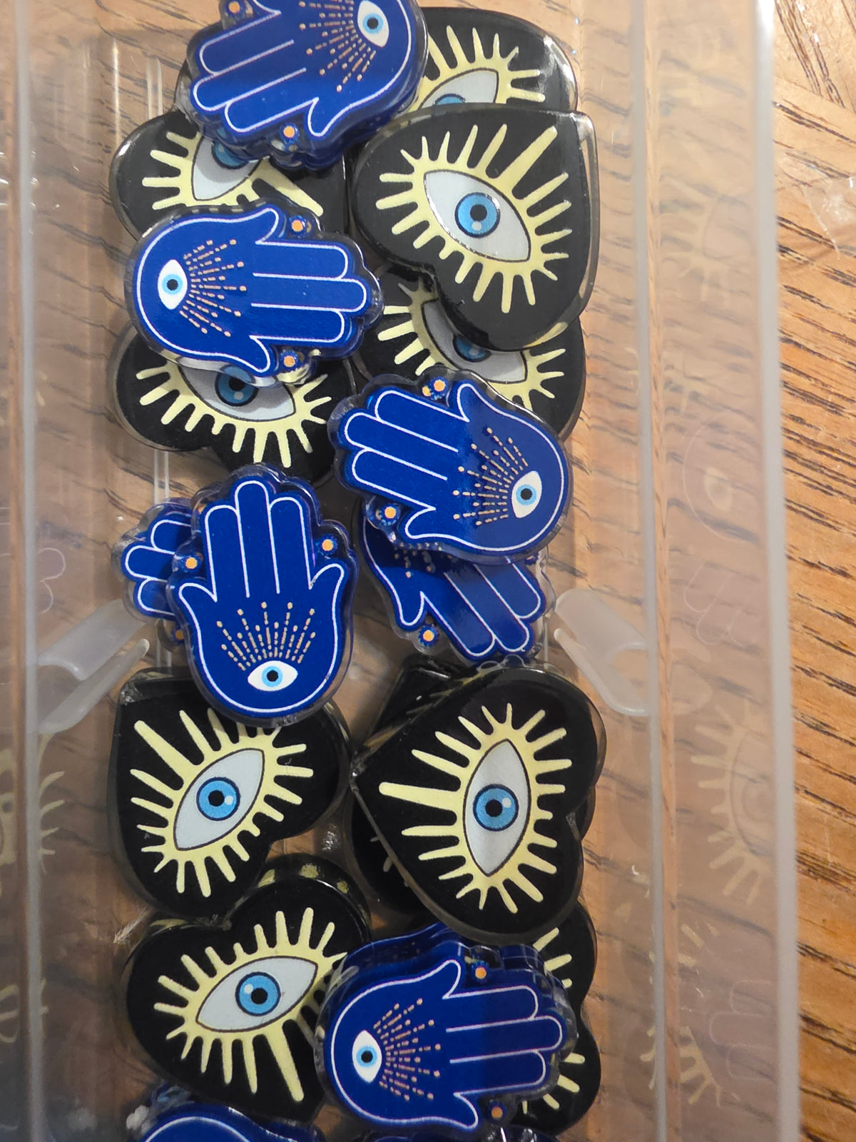 Random evil eye acrylic focal #232